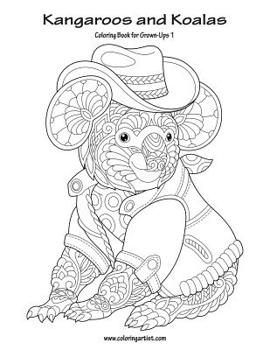 Paperback Kangaroos and Koalas Coloring Book for Grown-Ups 1 Book