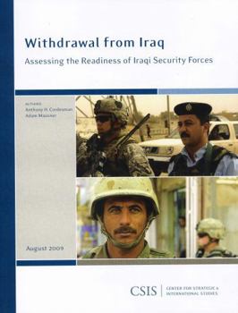 Paperback Withdrawal from Iraq: Assessing the Readiness of Iraqi Security Forces Book