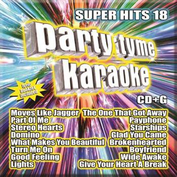 Music - CD Party Tyme Karaoke - Super Hits 18 (16-song CD+G) Book