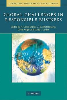 Global Challenges in Responsible Business - Book  of the Cambridge Companions to Management