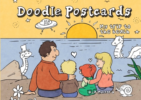 Paperback My Trip to the Beach: Doodle Postcards Book