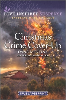 Paperback Christmas Crime Cover-Up [Large Print] Book