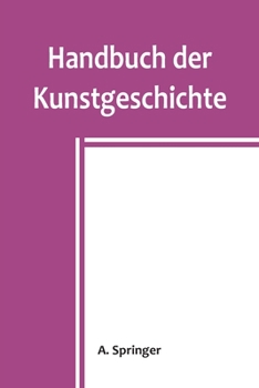 Paperback Handbuch der Kunstgeschichte [German] Book