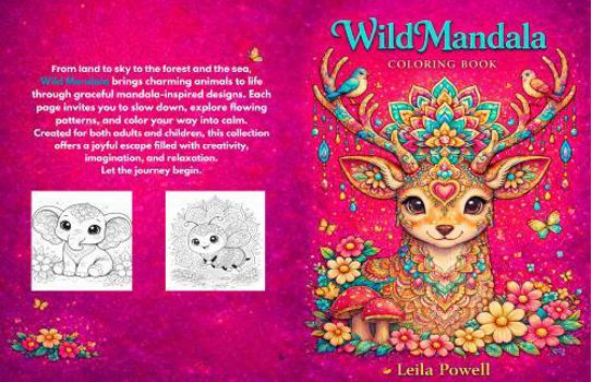 Paperback Wild Mandala: Coloring Book