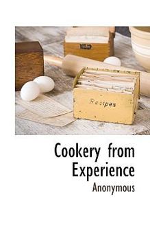 Paperback Cookery from Experience Book