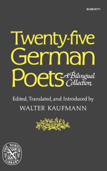 Paperback Twenty-Five German Poets: A Bilingual Collection Book