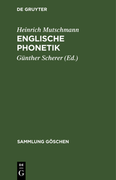 Hardcover Englische Phonetik [German] Book