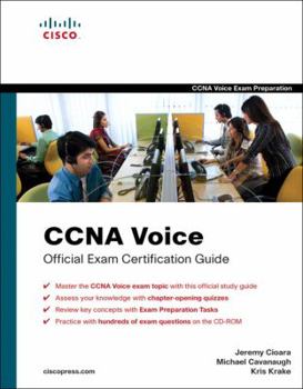Hardcover CCNA Voice: Official Exam Certification Guide [With CDROM] Book