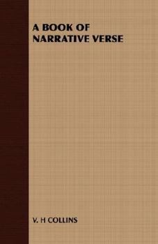 Paperback A Book of Narrative Verse Book