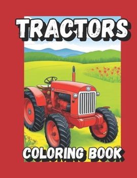 Paperback tractors coloring book