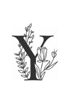 Y: monogram initial Letter Y - Personalized Initial Monogram Letter Y  College Ruled Notebook - 6 x 9 inch Pocket Size: Cute Alphabet Vintage ...