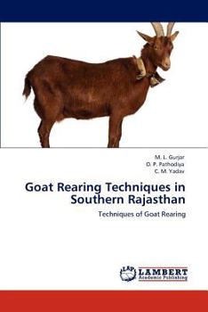 Paperback Goat Rearing Techniques in Southern Rajasthan Book