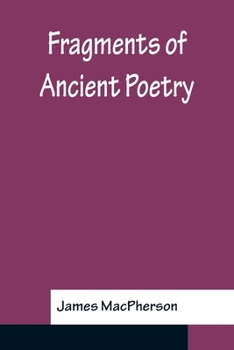 Paperback Fragments Of Ancient Poetry Book