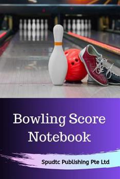 Paperback Bowling Score Notebook Book