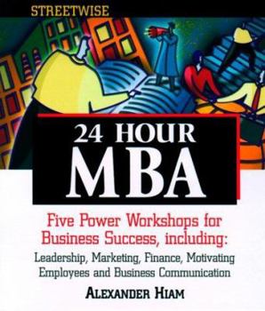 Paperback Streetwise 24 Hour MBA Book