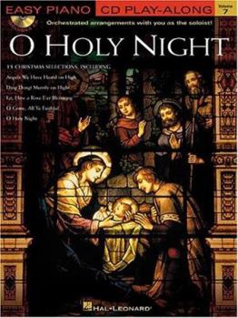 Paperback O Holy Night: Easy Piano CD Play-Along Volume 7 Book