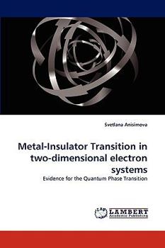 Paperback Metal-Insulator Transition in two-dimensional electron systems Book