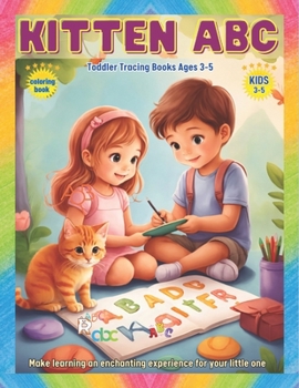 Paperback Kitten abc for Kids: Toddler Tracing Books Ages 3-5 Book