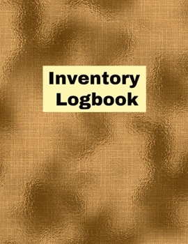 Paperback Inventory Log book: Record Book, Inventory Collection, Management Tracker, Online Book