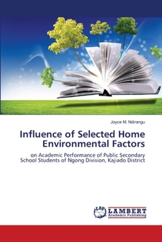 Paperback Influence of Selected Home Environmental Factors Book