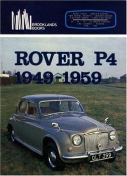 Paperback Rover P4 1949-1959 Book