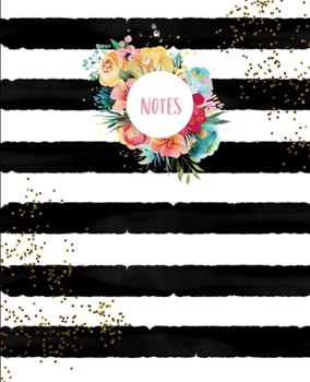 Notes: Modern Journals for Notes, Planning, & Journaling | Pinstripe Blank Lined Notebook | College Ruled Modern Composition Notebook | Alternative to a Card | Gift for Her