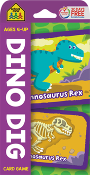 Cards School Zone Dino Dig Card Game Book