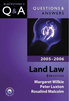 Paperback Questions & Answers Land Law 2005-2006 Book