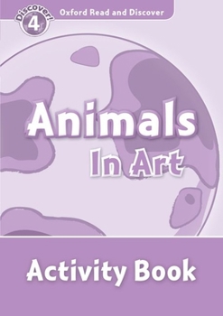 Paperback Read and Discover Level 4 Animals in Art Activity Book