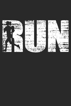 Paperback Run: Weekly & Monthly Planner 2020 - 52 Week Calendar 6 x 9 Organizer - Distressed Look Running Gift For Runners Book