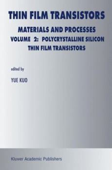 Hardcover Thin Film Transistors : Materials and Processes Book
