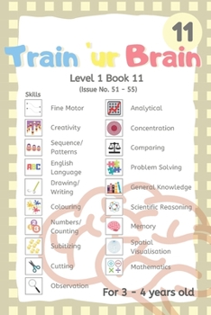 Paperback Train 'Ur Brain Level 1 Book 11: Issue No. 51 to 55 Book