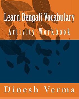 Paperback Learn Bengali Vocabulary Activity Workbook Book