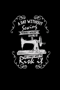 A day without sewing: 6x9 SEWING MACHINE | blank with numbers paper | notebook | notes