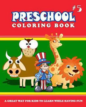Paperback PRESCHOOL COLORING BOOK - Vol.5: preschool activity books Book