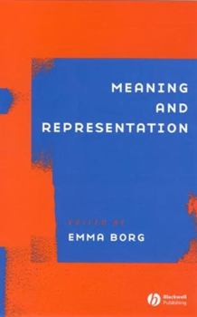 Paperback Meaning and Representation Book