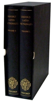 Hardcover Oxford Latin Dictionary Book