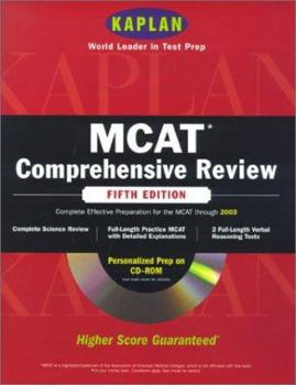 Paperback Kaplan MCAT Comprehensive Review [With CDROM] Book