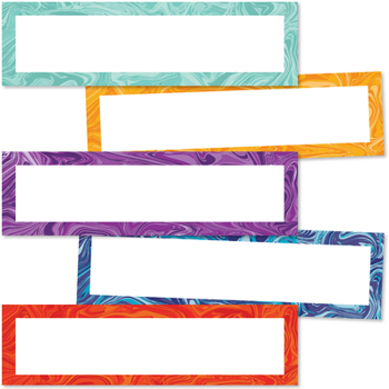 Misc. Supplies Galaxy Marble Swirl Magnetic Labels Book