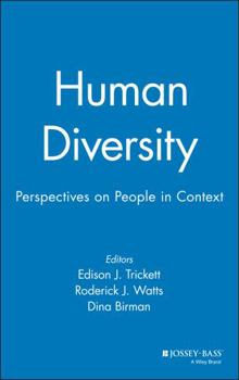 Hardcover Human Diversity: Perspectives on People in Context Book