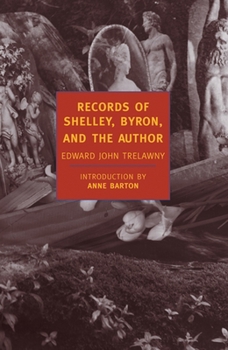 Paperback Records of Shelley, Byron, and the Author Book