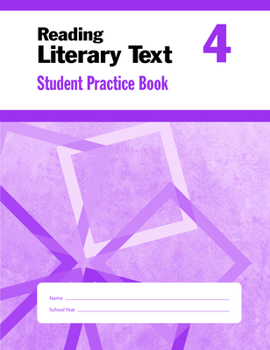 Paperback Reading Literary Text, Grade 4 Individual Student Practice Book