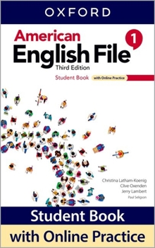 Paperback American English File 3e Student Book 1 and Online Practice Pack [With eBook] Book