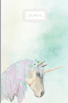 Paperback Journal: Unicorn Dot Grid Journal Gift Notebook, Dotted Grid Bullet Notebook, Fancy Unicorn 6x9 Notebook Book