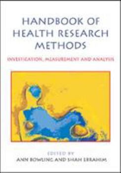 Paperback Handbook of Health Research Methods: Investigation, Measurement and Analysis Book