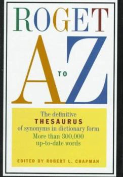 Hardcover Roget A to Z Book