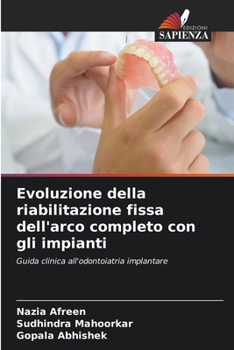 Paperback Evoluzione della riabilitazione fissa dell'arco completo con gli impianti [Italian] Book