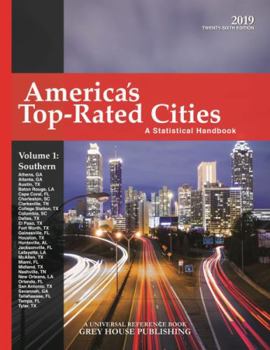 Paperback America's Top-Rated Cities, 4 Volume Set, 2019: Print Purchase Includes 2 Years Free Online Access Book