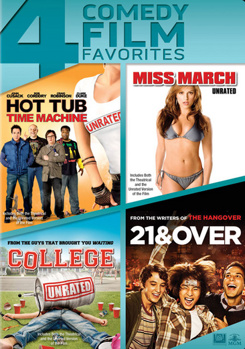 DVD Hot Tub Time Machine / Miss March / College / 21 & Over Book