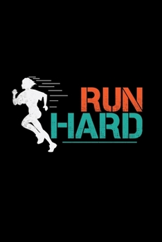 Paperback Run hard: 6x9 Jogging - grid - squared paper - notebook - notes Book
